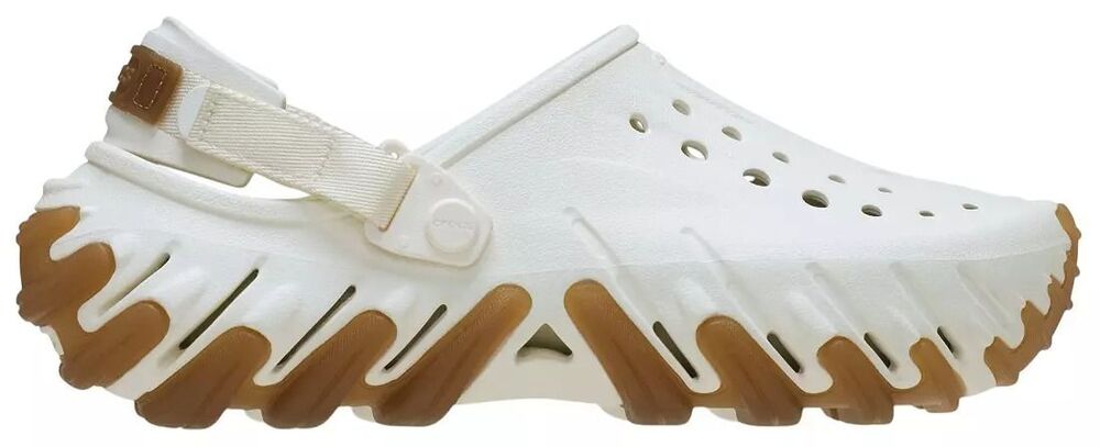 Crocs Echo Gum Ro Clog Chalk/Gum Men's Size 13 / Women's Size 15 - (211675-0WV)